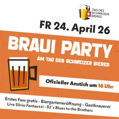 Braui Party am Tag des Schweizer Bieres